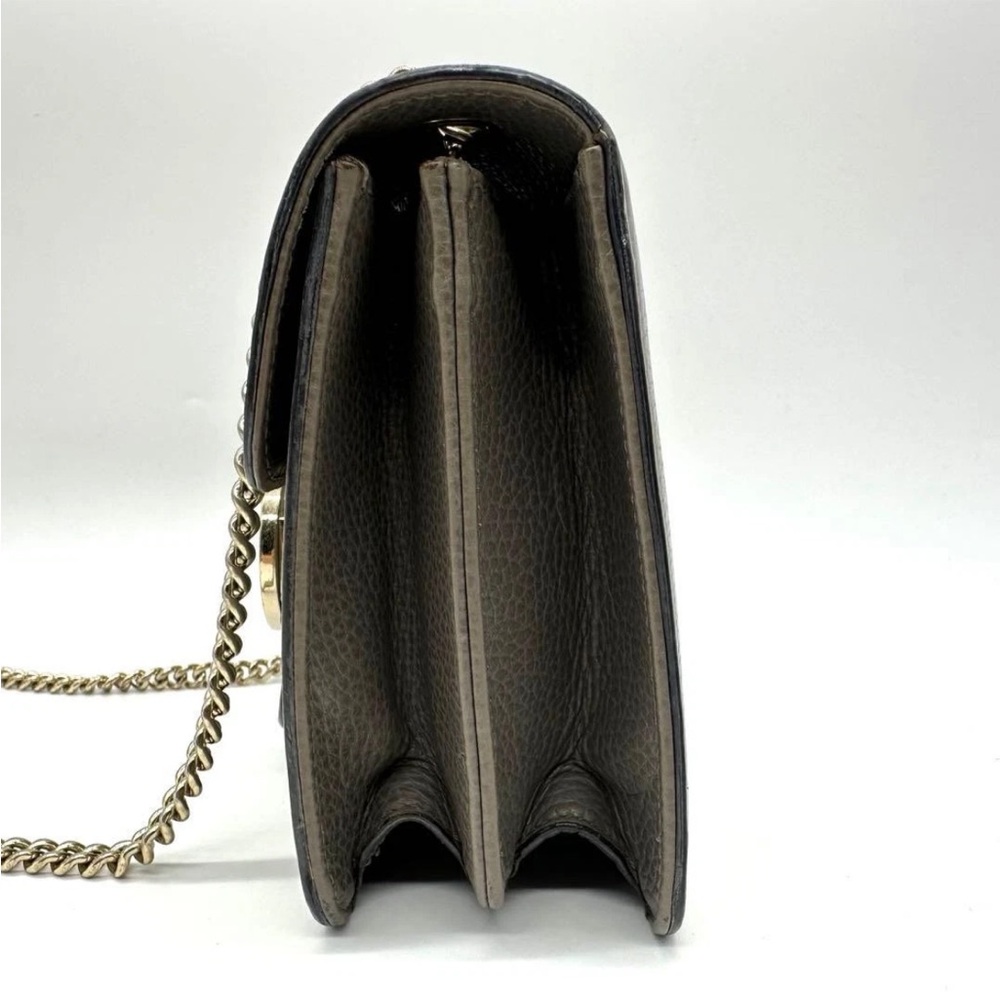 Gucci Olive Leather Shoulder Bag - Picture 3 of 14